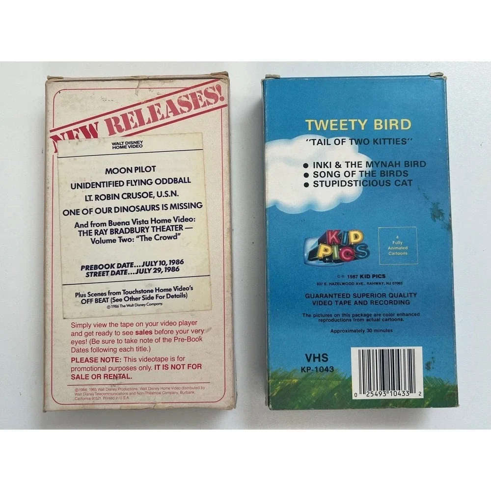 Walt Disney Off Beat 1986‎ Promo Tape Tweet Bird 1987 *Dust Jacket|Sleeves only*